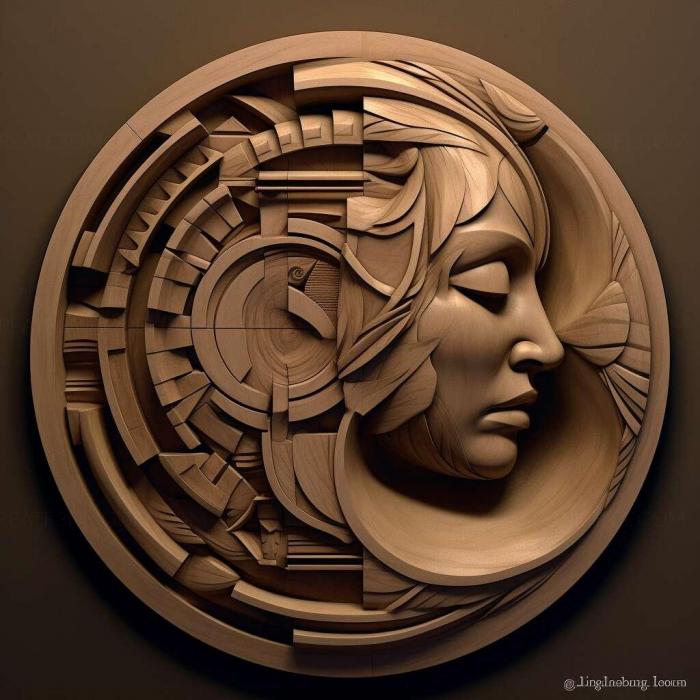 نموذج ثلاثي الأبعاد لآلة CNC 3D Art 